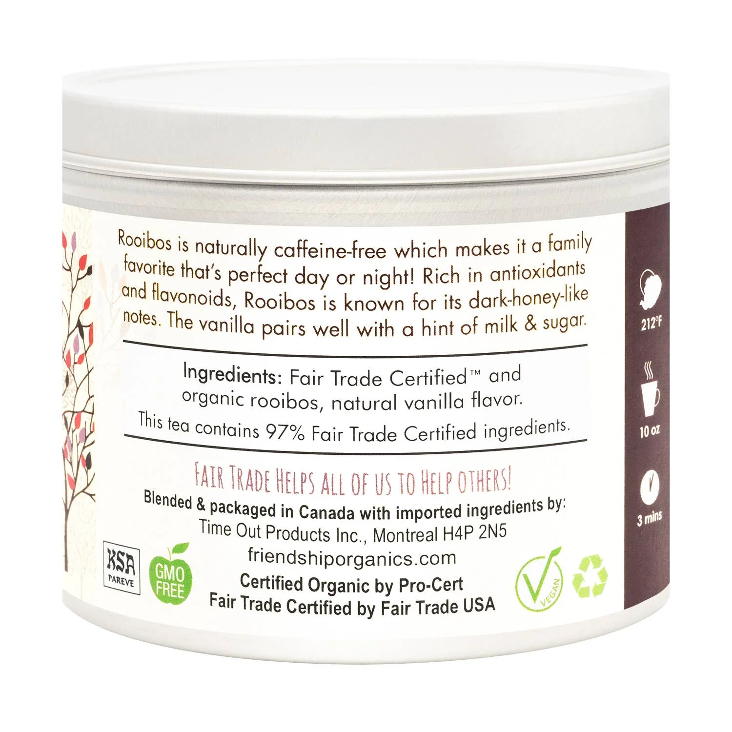 Vanilla Rooibos Herbal Tea - Image 5