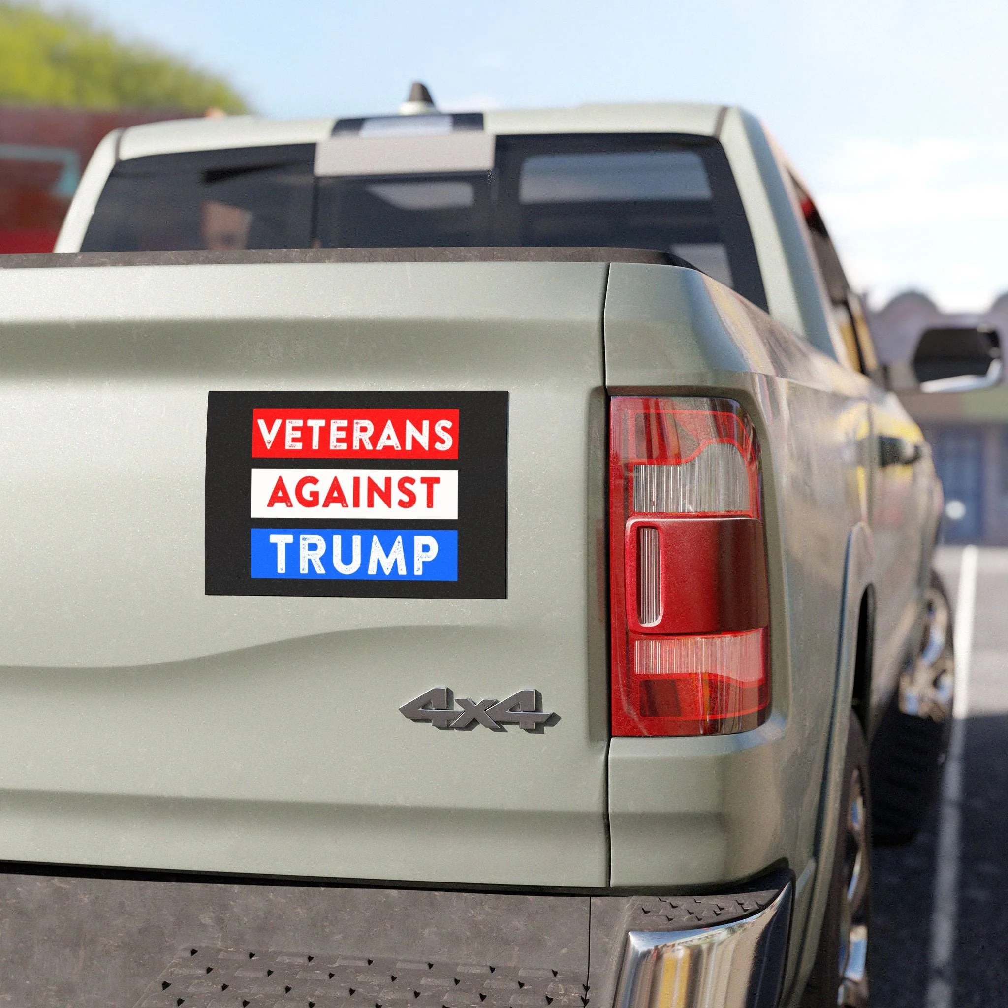 Veterans Against Trump Car Magnet - Image 2