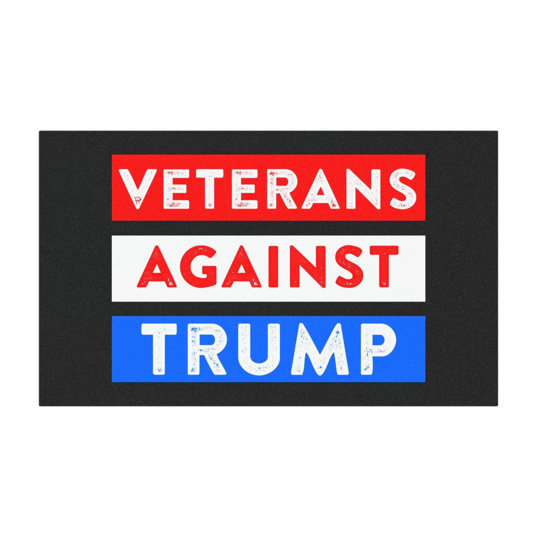 Veterans Against Trump Car Magnet - Image 3