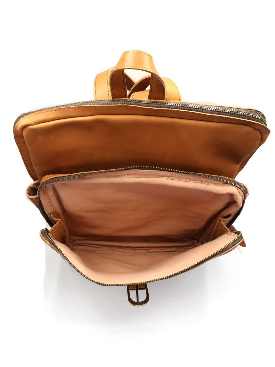 Voyager Leather Backpack - Image 6