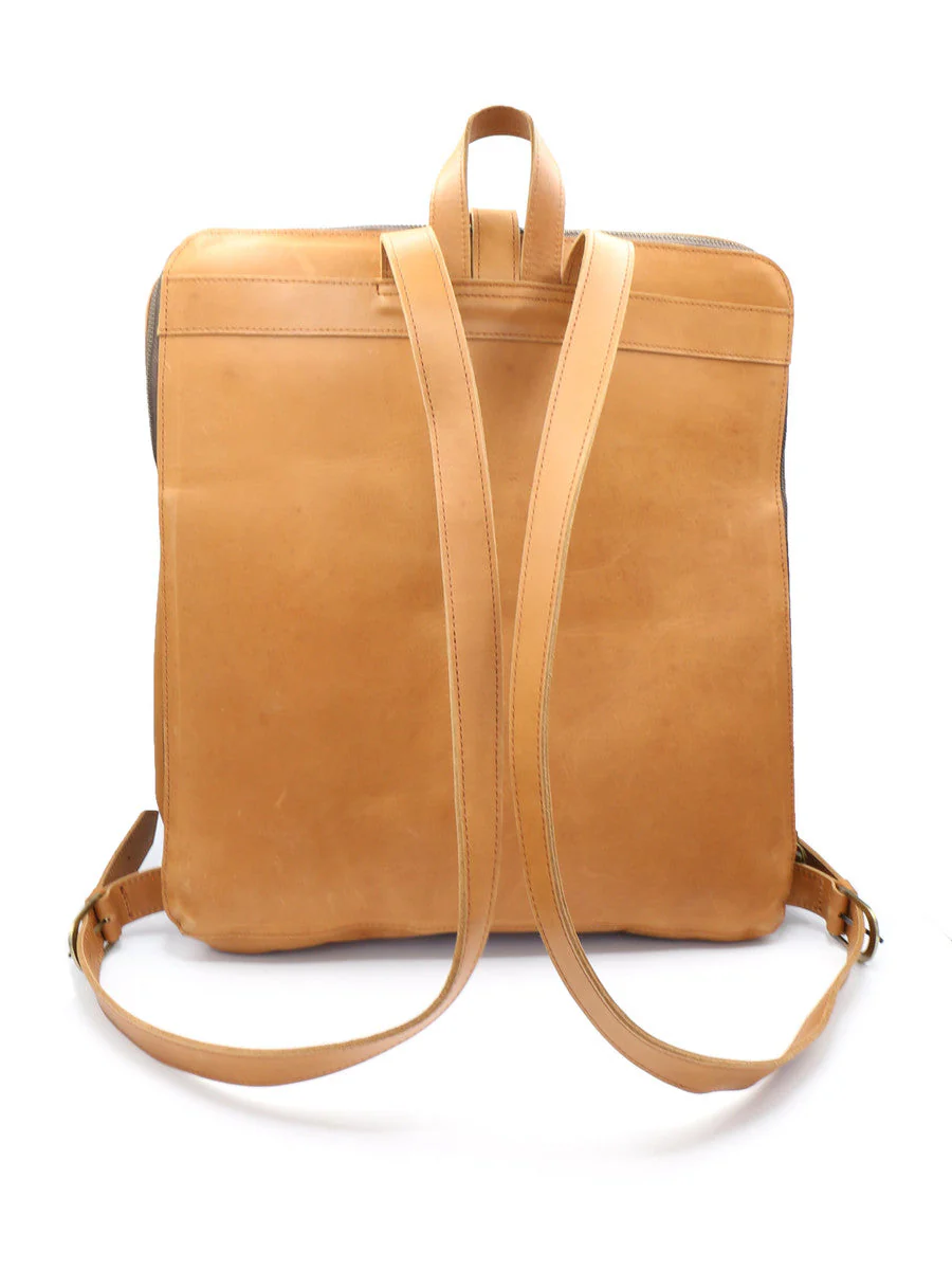 Voyager Leather Backpack - Image 7