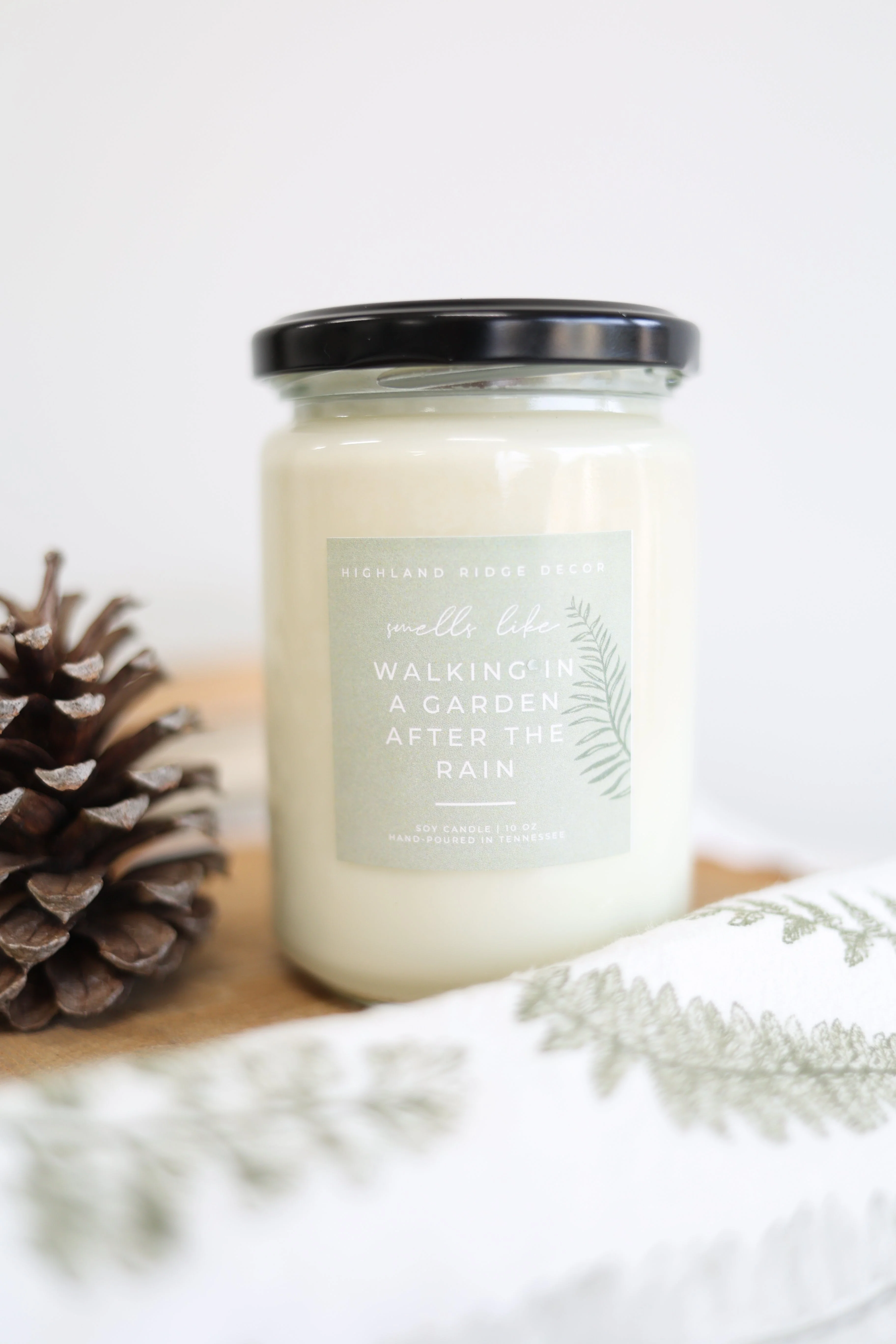 "Walking In A Garden After The Rain" Candle - Image 2