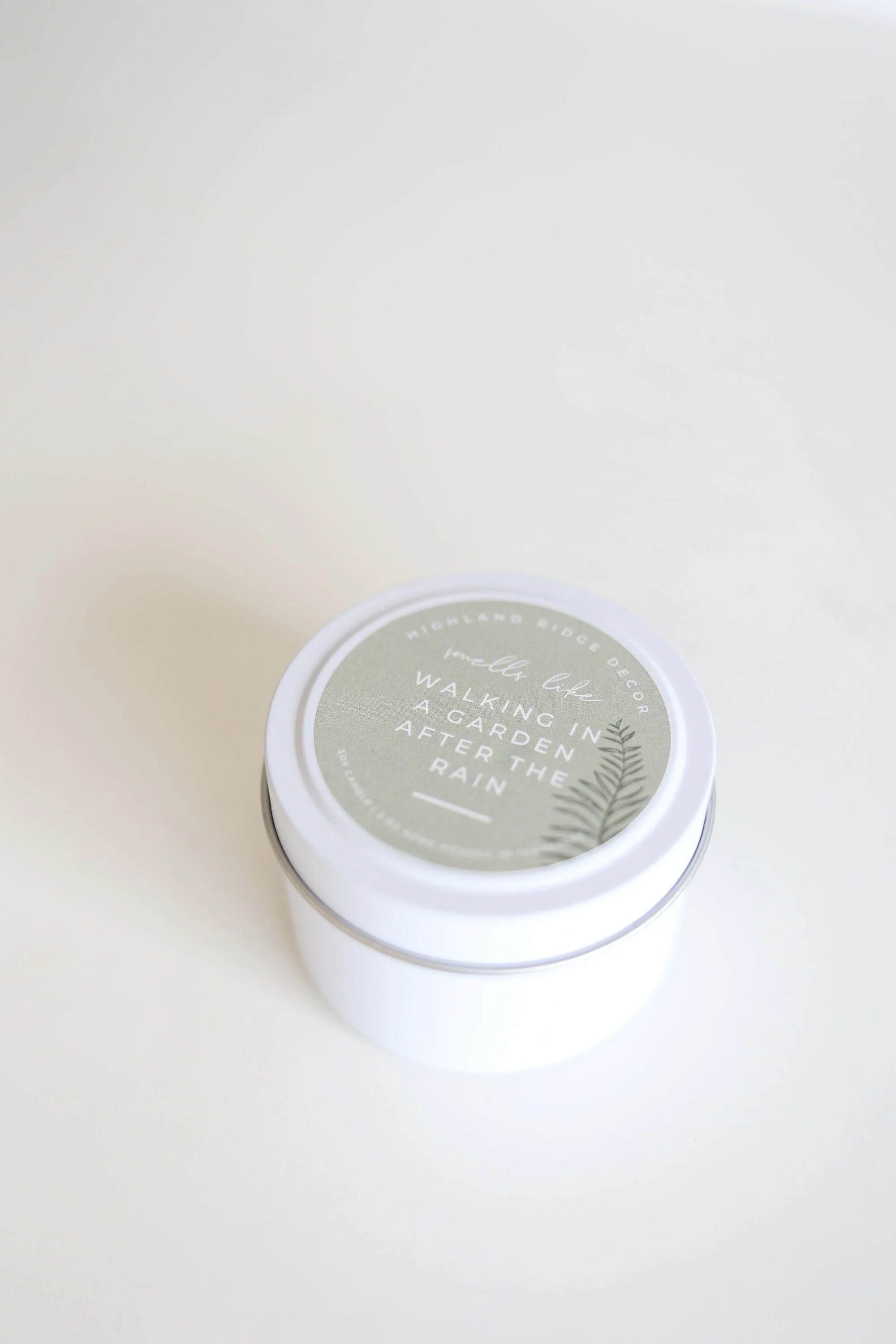 "Walking In A Garden After The Rain" Candle Tin - Image 4