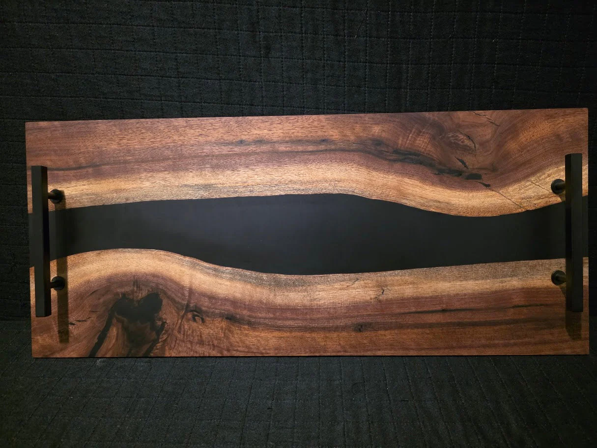 Walnut Epoxy Serving Tray - Image 4