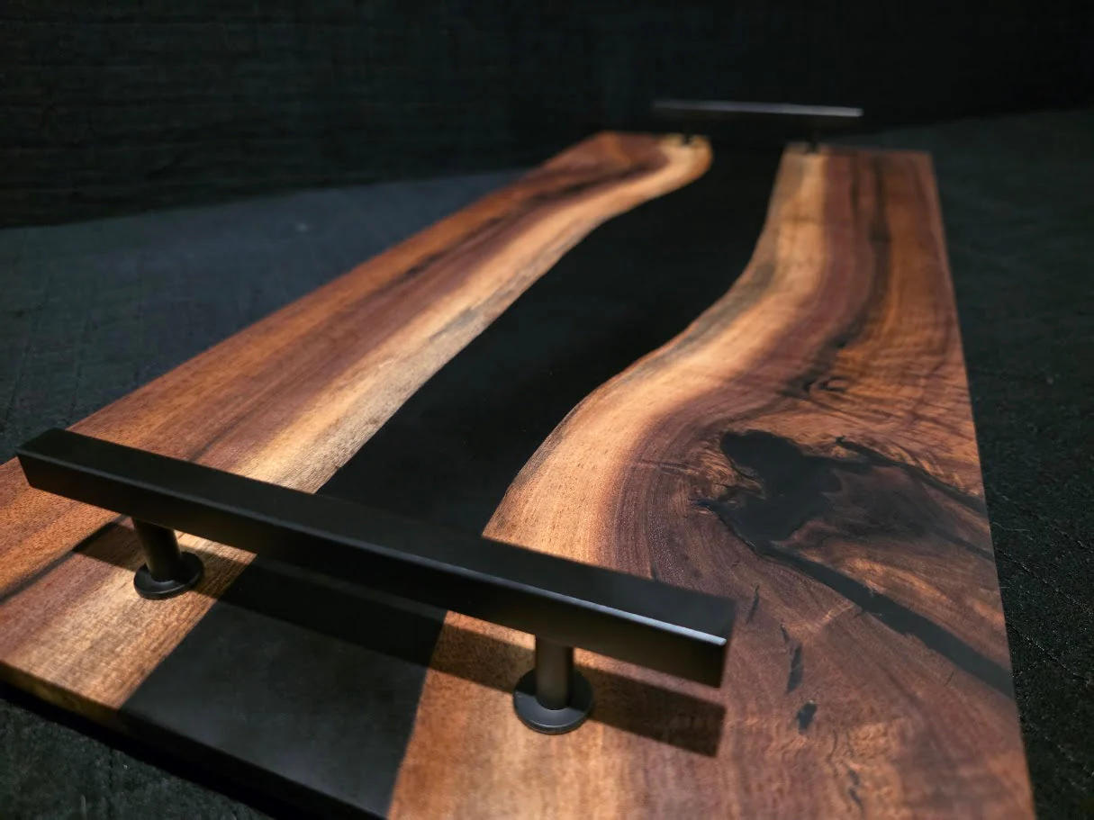 Walnut Epoxy Serving Tray - Image 5
