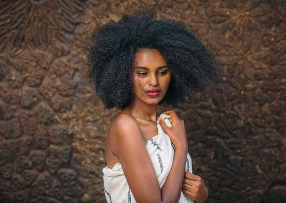 Wari Handwoven Ethiopian Cotton Waffle Bath Towel - Image 6