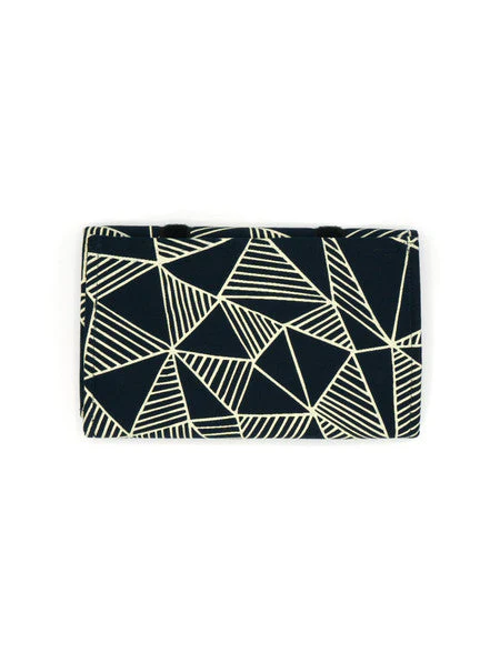 Wayfarer Jewelry Roll - Geometric Navy - Image 7