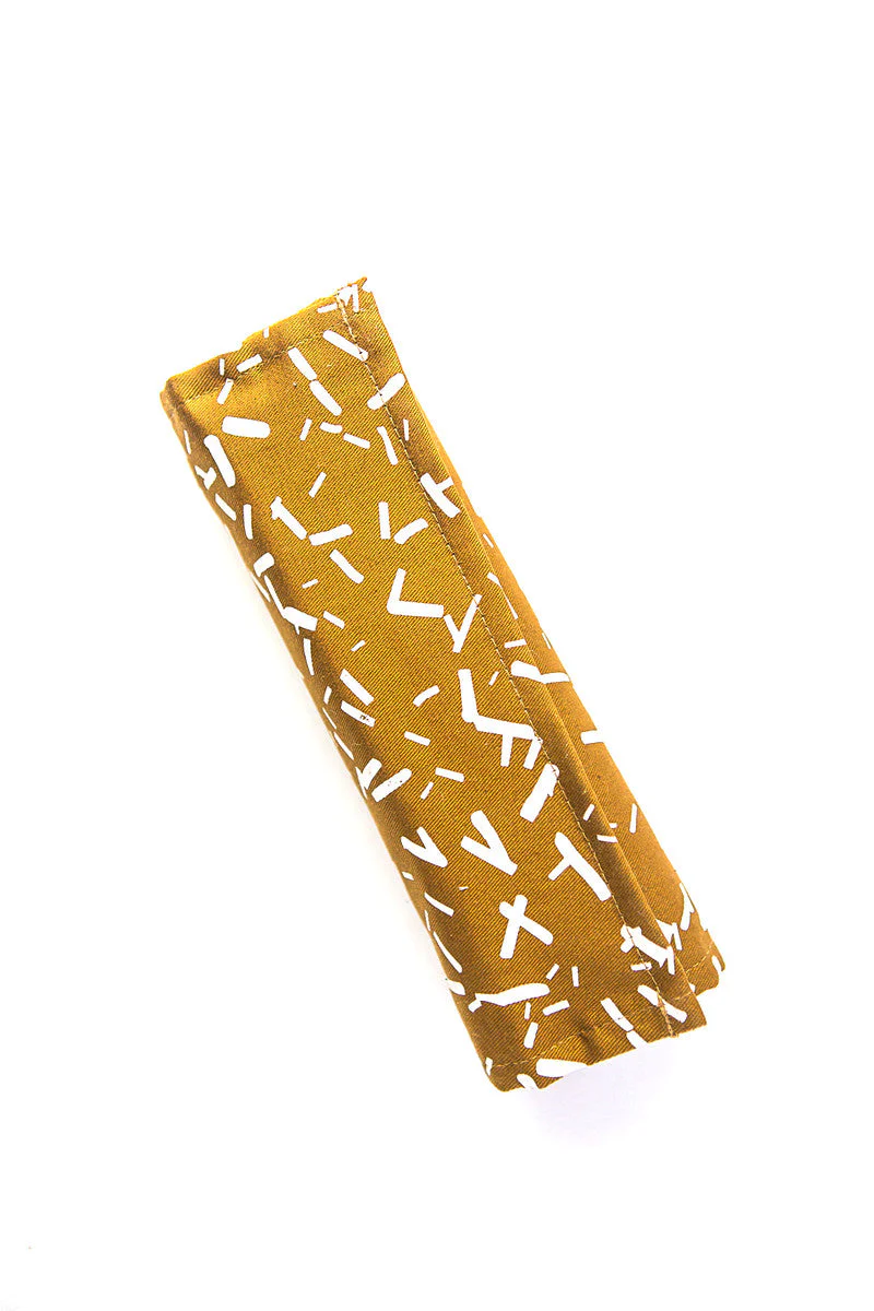 Wayfarer Jewelry Roll Travel Case - Confetti Mustard - Image 2