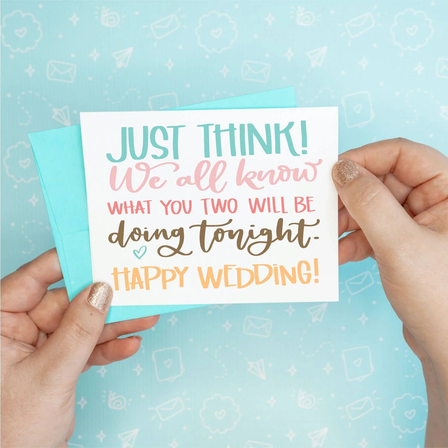 We All Know Wedding Funny Greeting Card