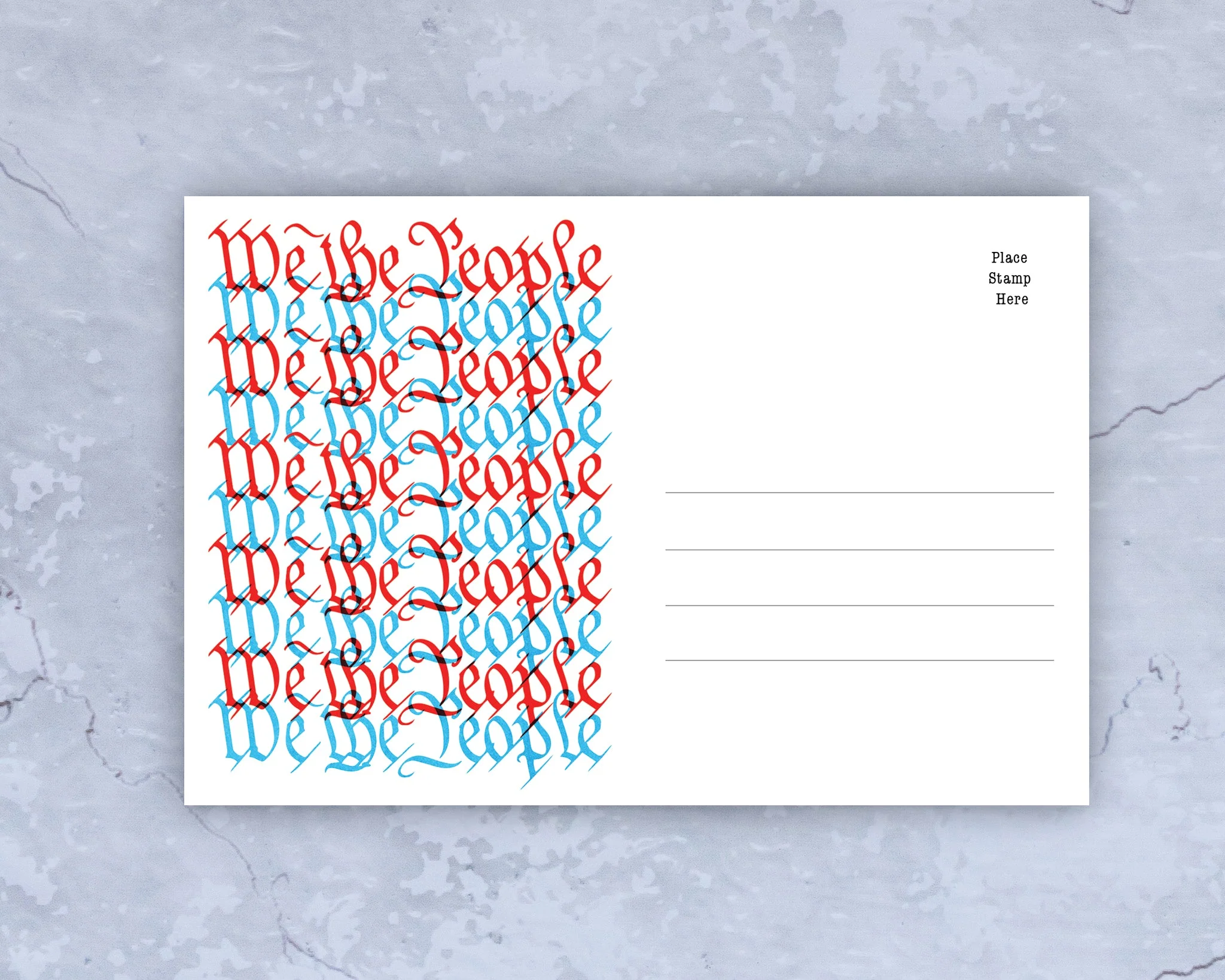 We The People 4x6 Postcards - Image 3