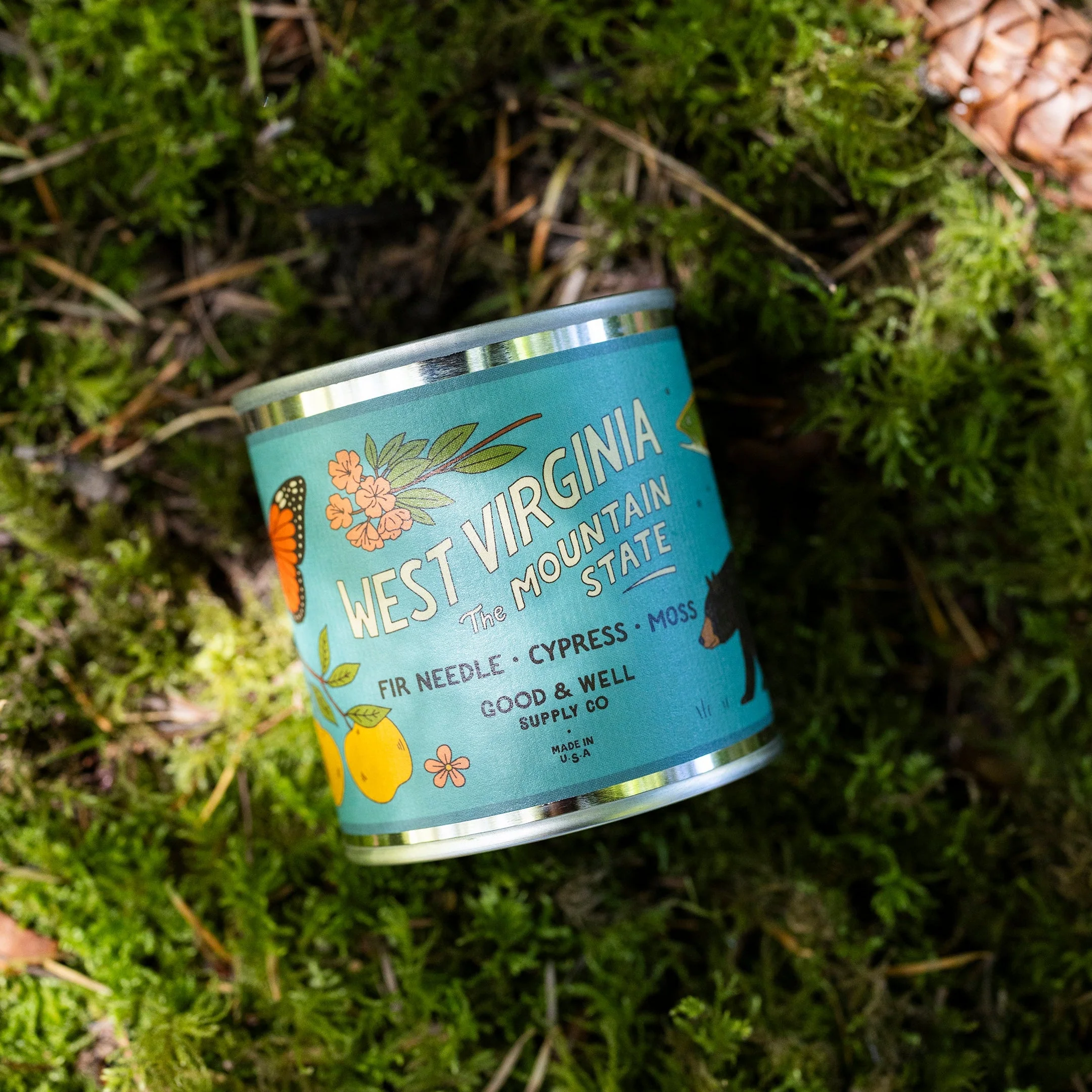 West Virginia State Candle - Image 3
