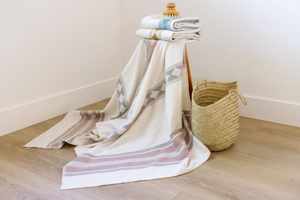 Weyra Handwoven Ethiopian Cotton Beach Towel - Image 4