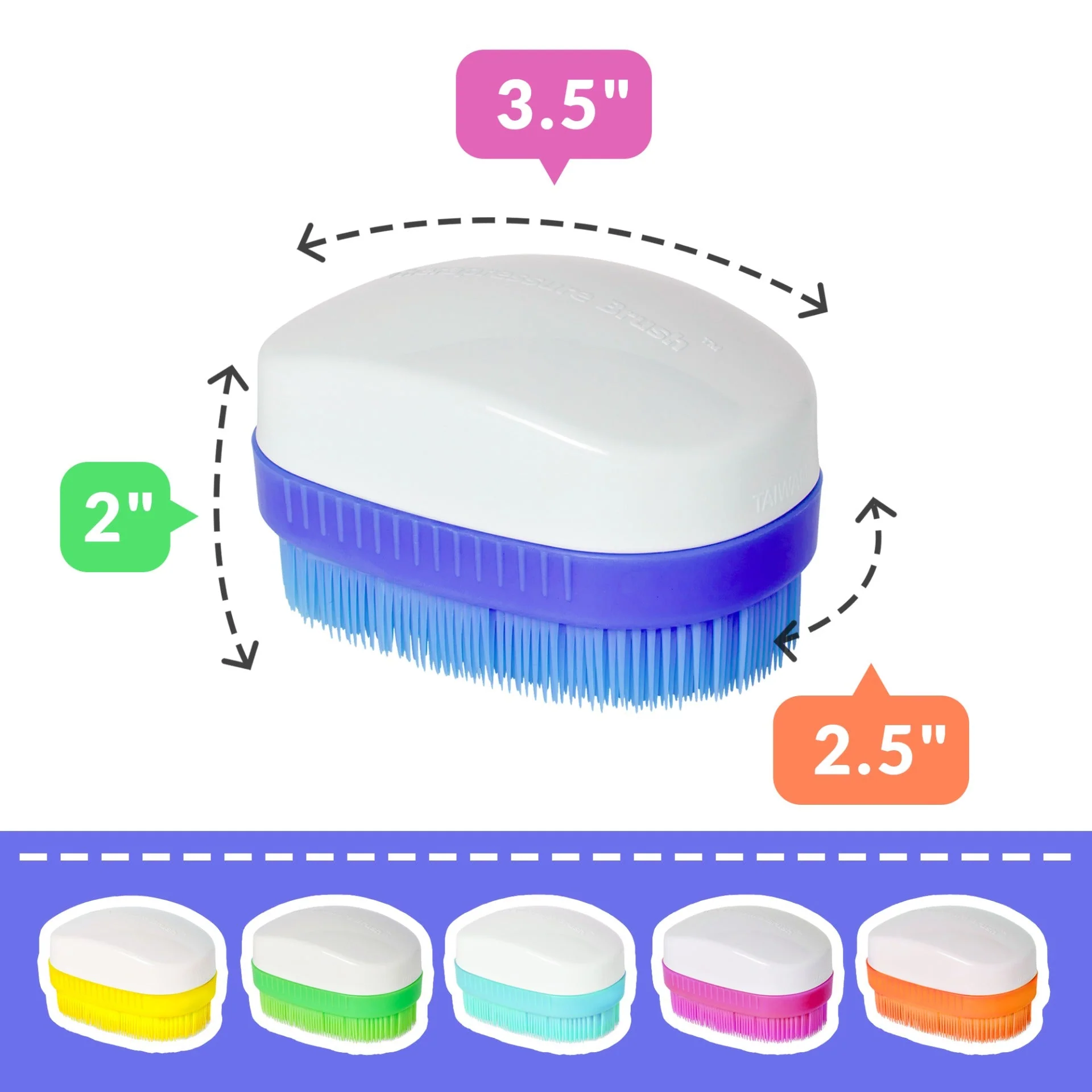 Wilbarger Sensory Brushes (Colorful): Set of 6 - Image 7