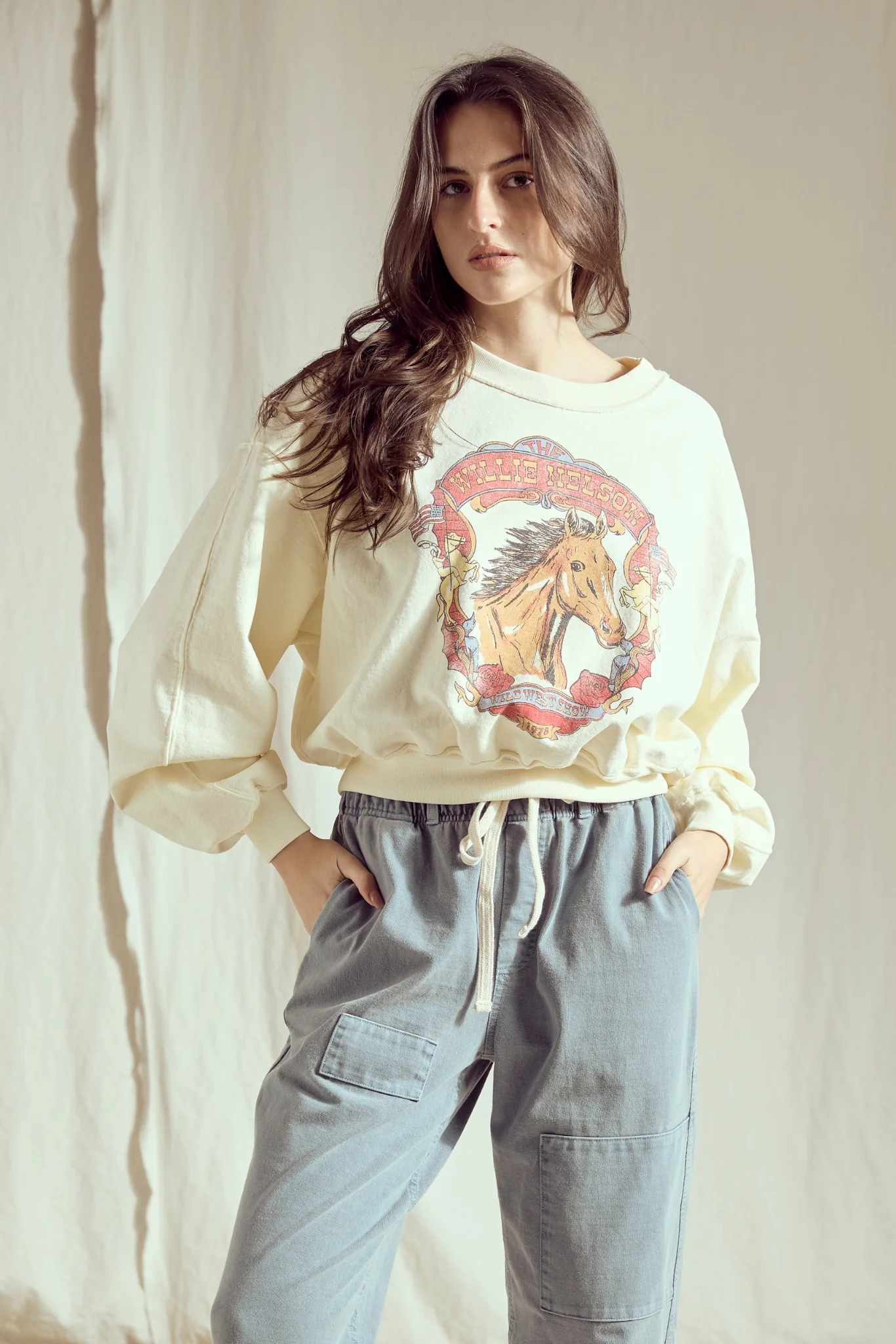 Willie Nelson Wild West Sweatshirt