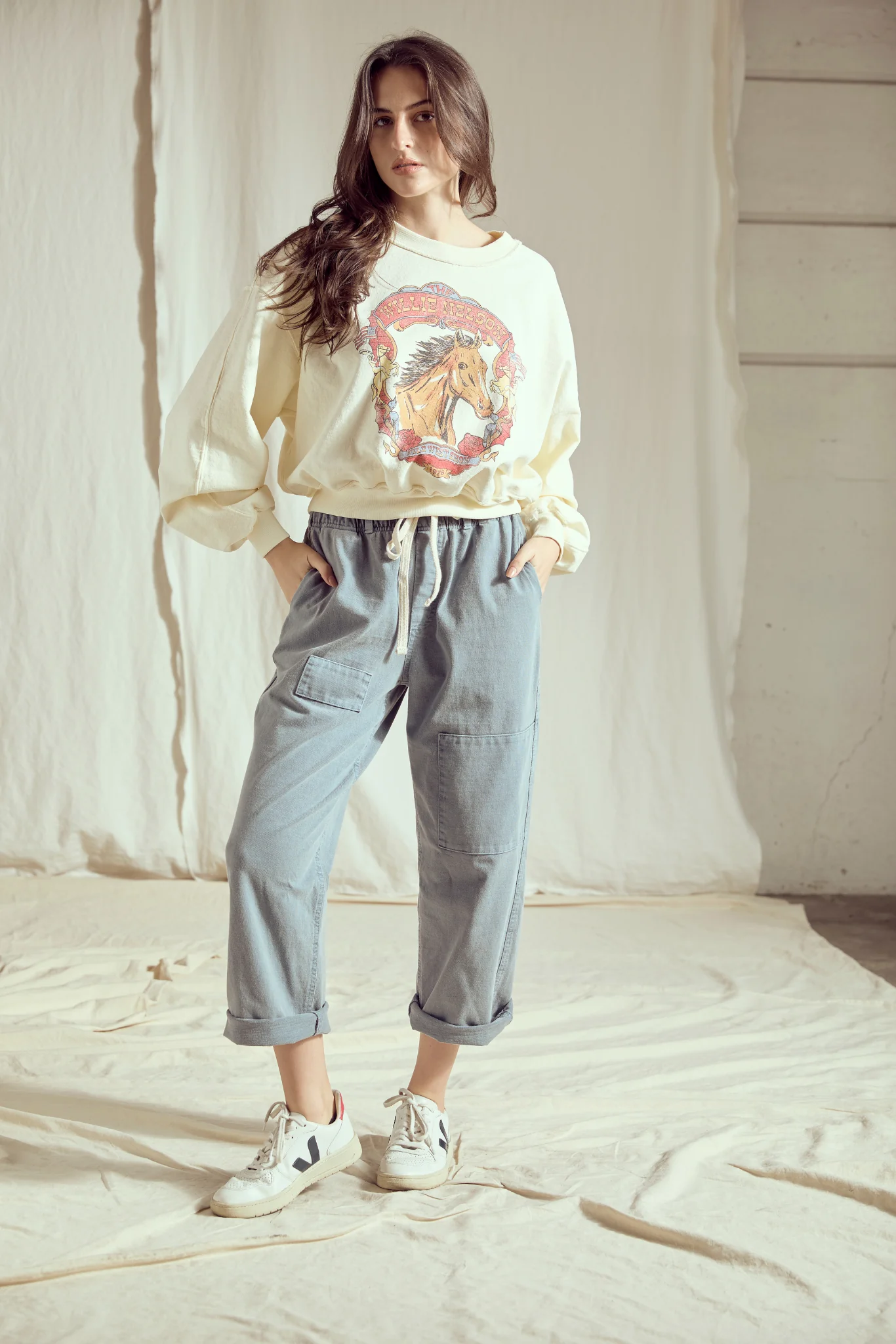 Willie Nelson Wild West Sweatshirt - Image 2