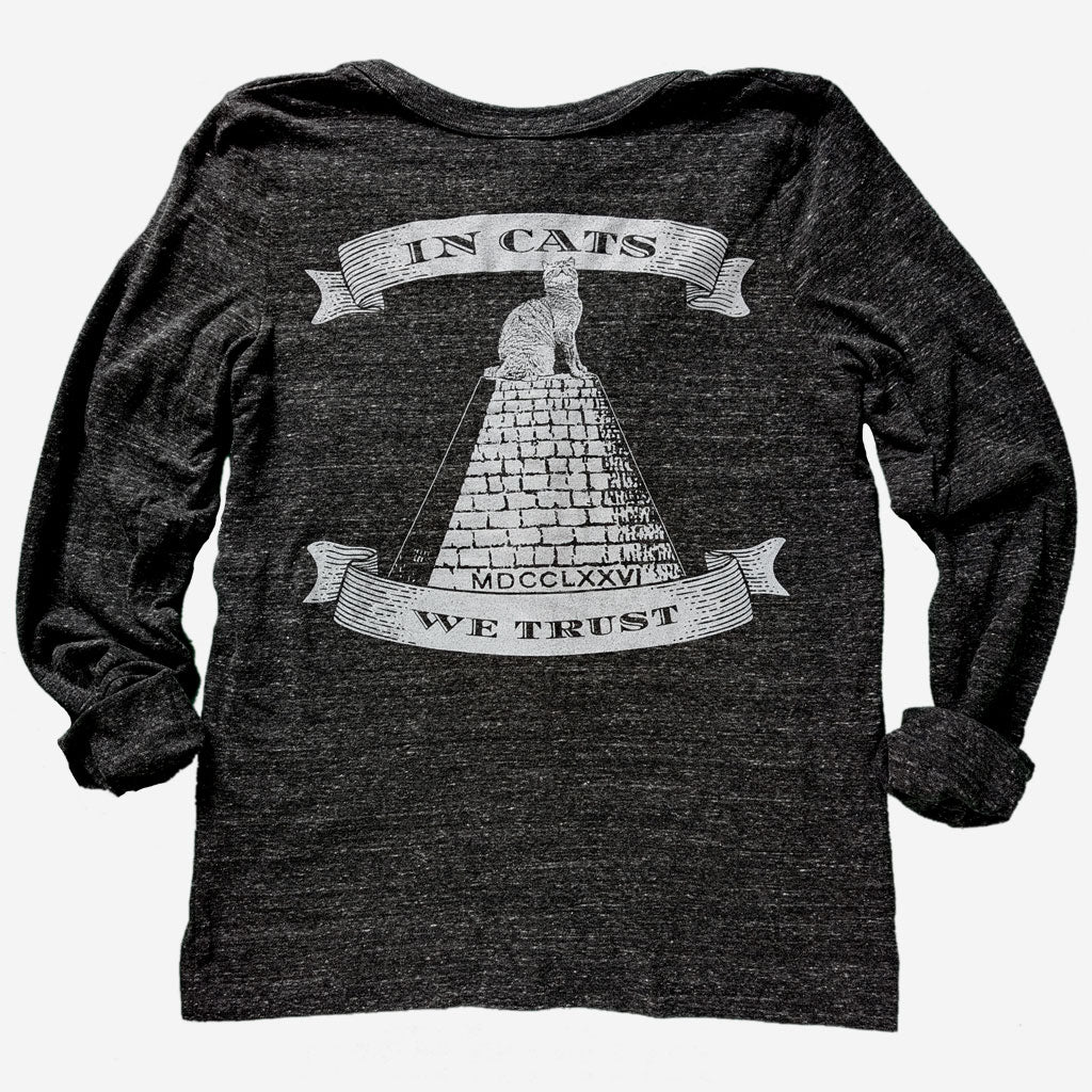 In Cats We Trust V-Neck Cardigan - Image 5