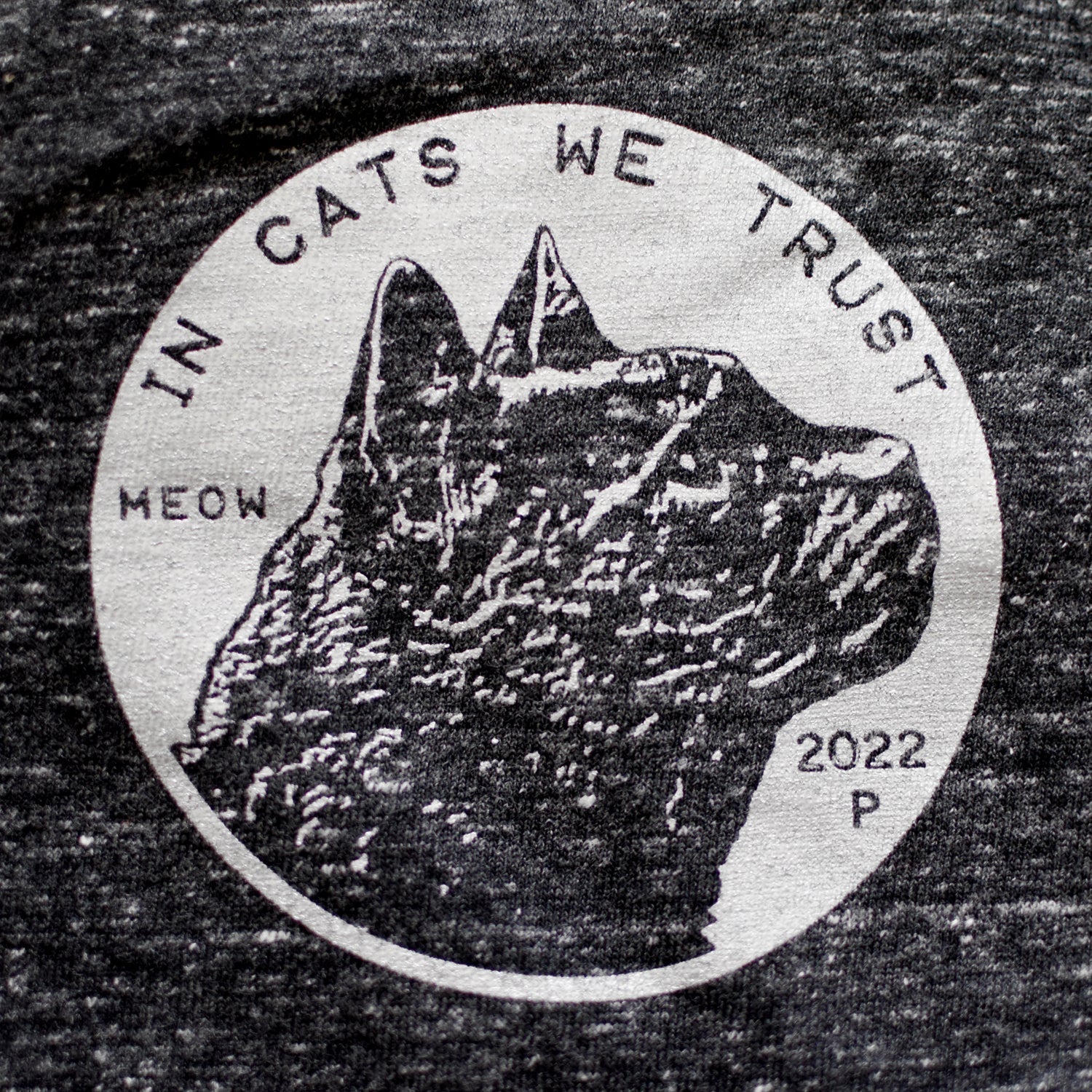 In Cats We Trust V-Neck Cardigan - Image 7
