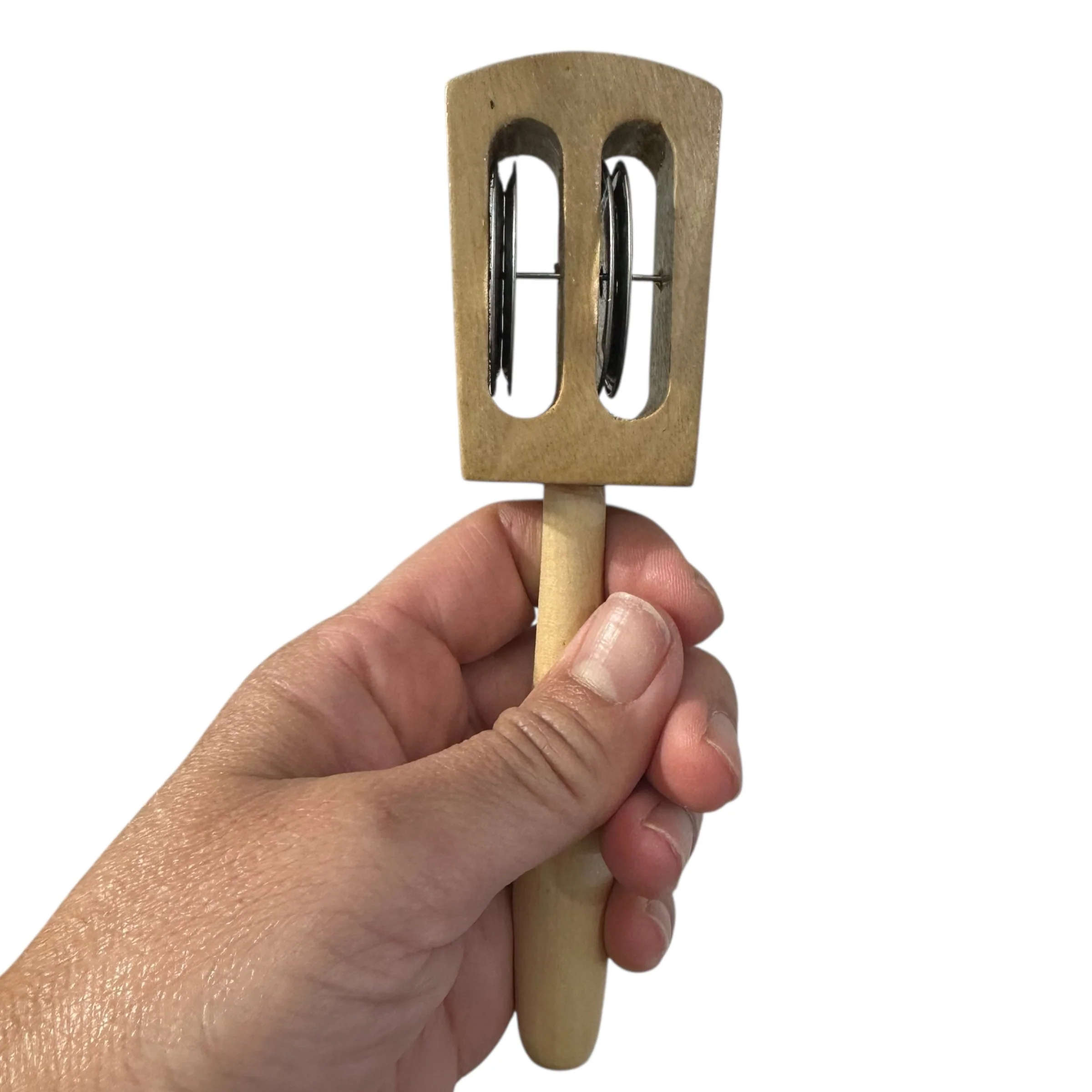Wooden Rattle Instrument – Montessori Rhythm Toy for Music Learning - Image 2
