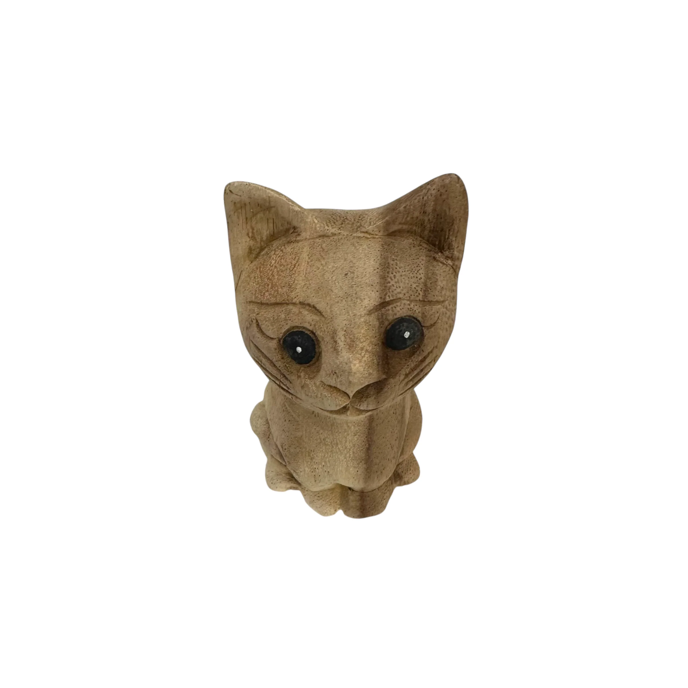 Wooden Waiting Cat Figurine Decoration - Image 7