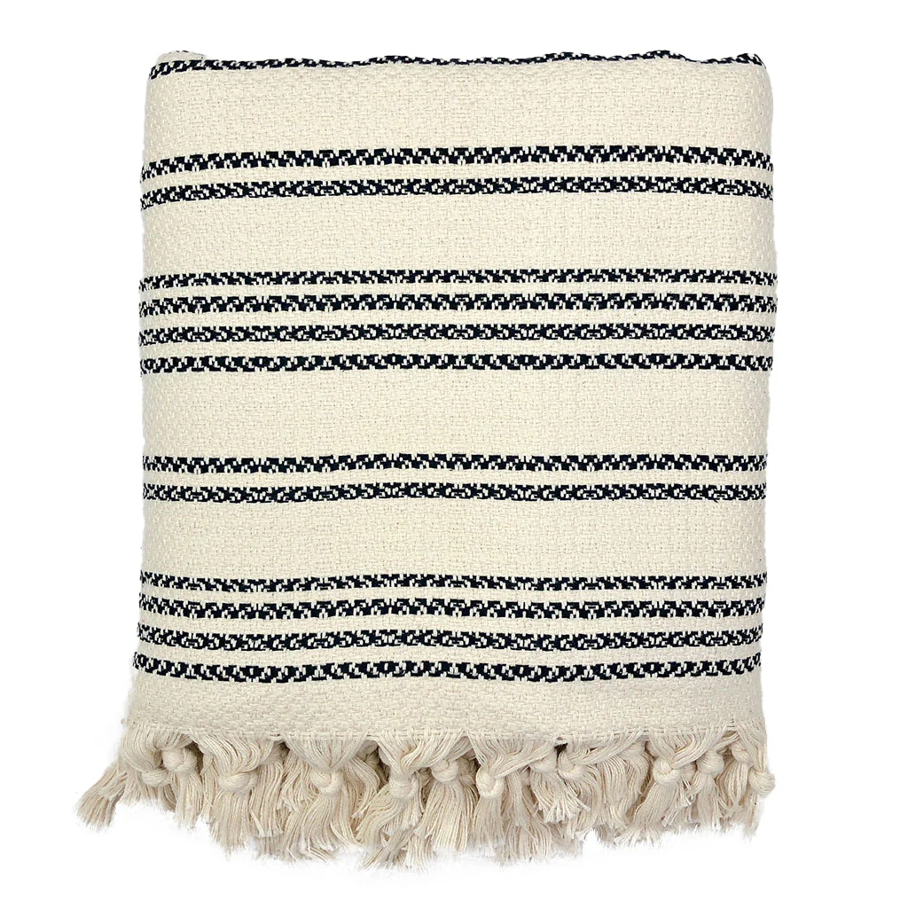 Woven Stripe Turkish Throw - Image 3