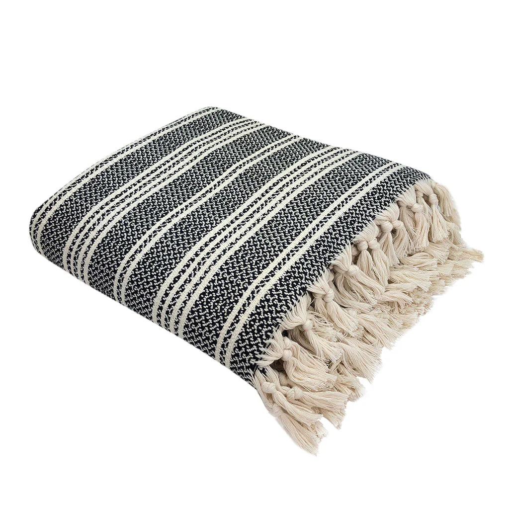 Woven Stripe Turkish Throw - Image 6