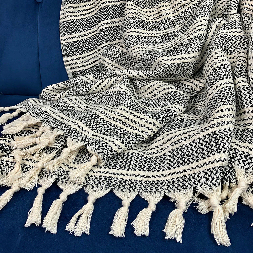 Woven Stripe Turkish Throw - Image 8