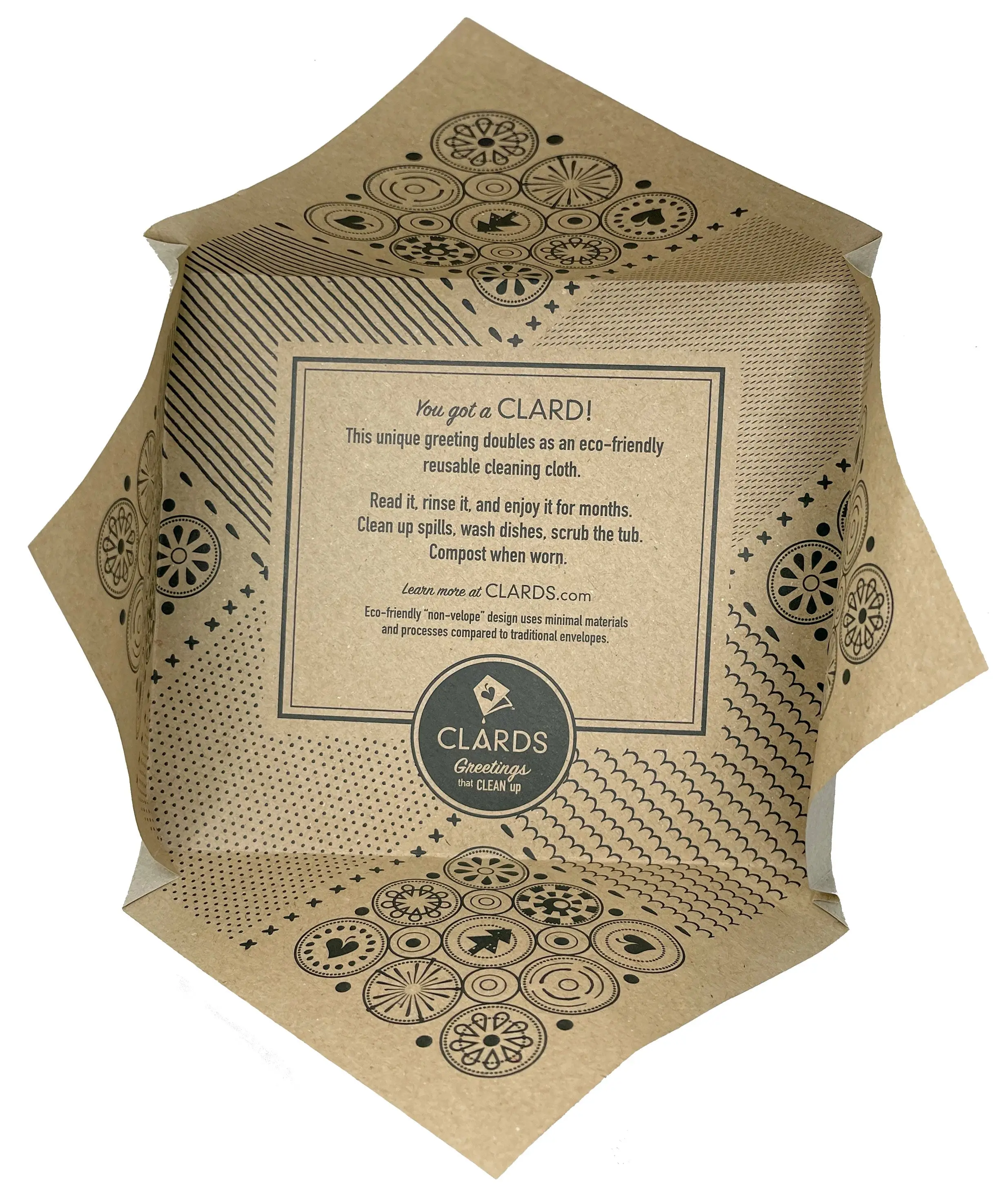 You Clean Up Nice –Greeting Card Turns Into a Swedish Sponge Cloth | Soak iT Up Clard® - Image 5