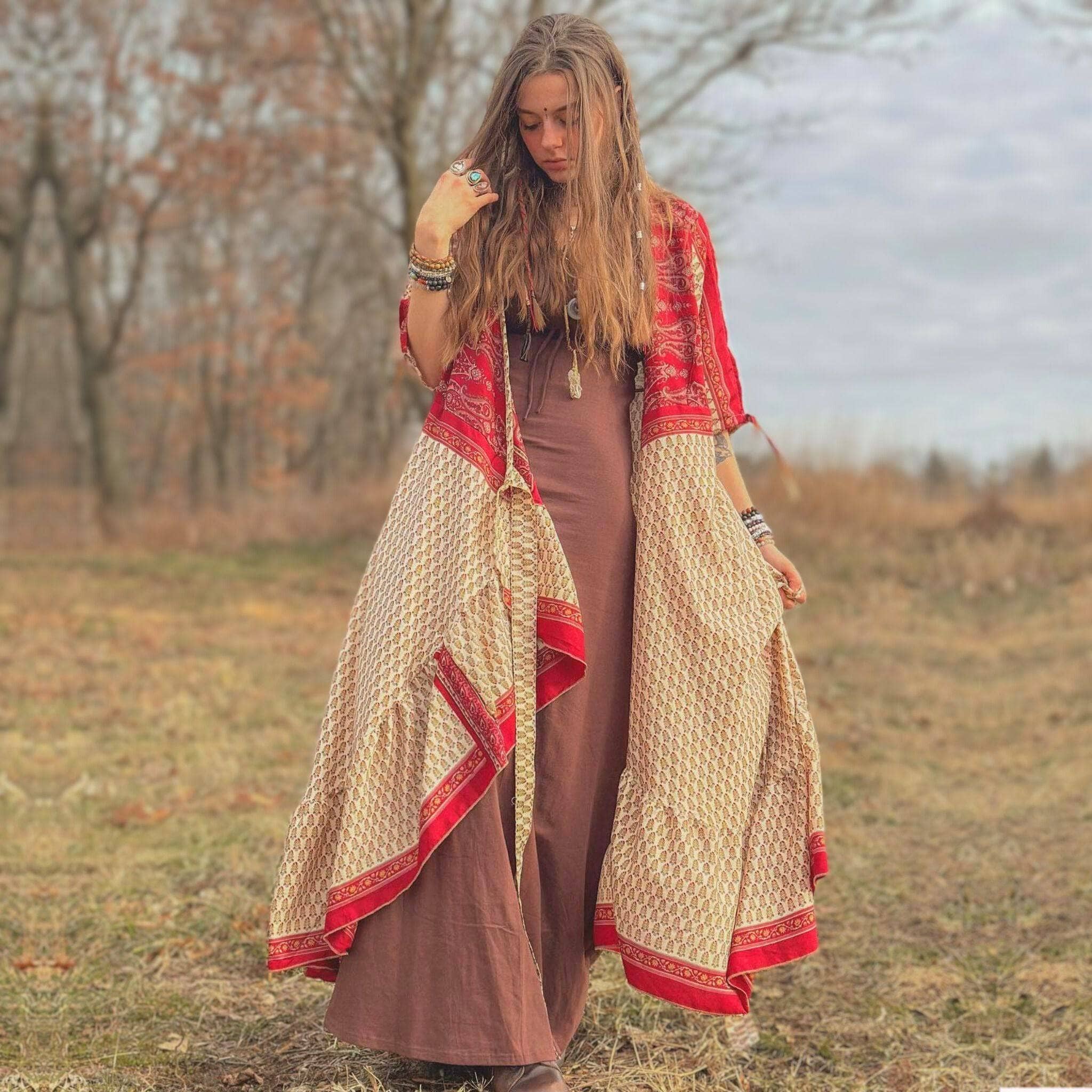Zaria One-of-a-Kind Wrap Dress – Handmade, Sustainable, Stunning - Image 13