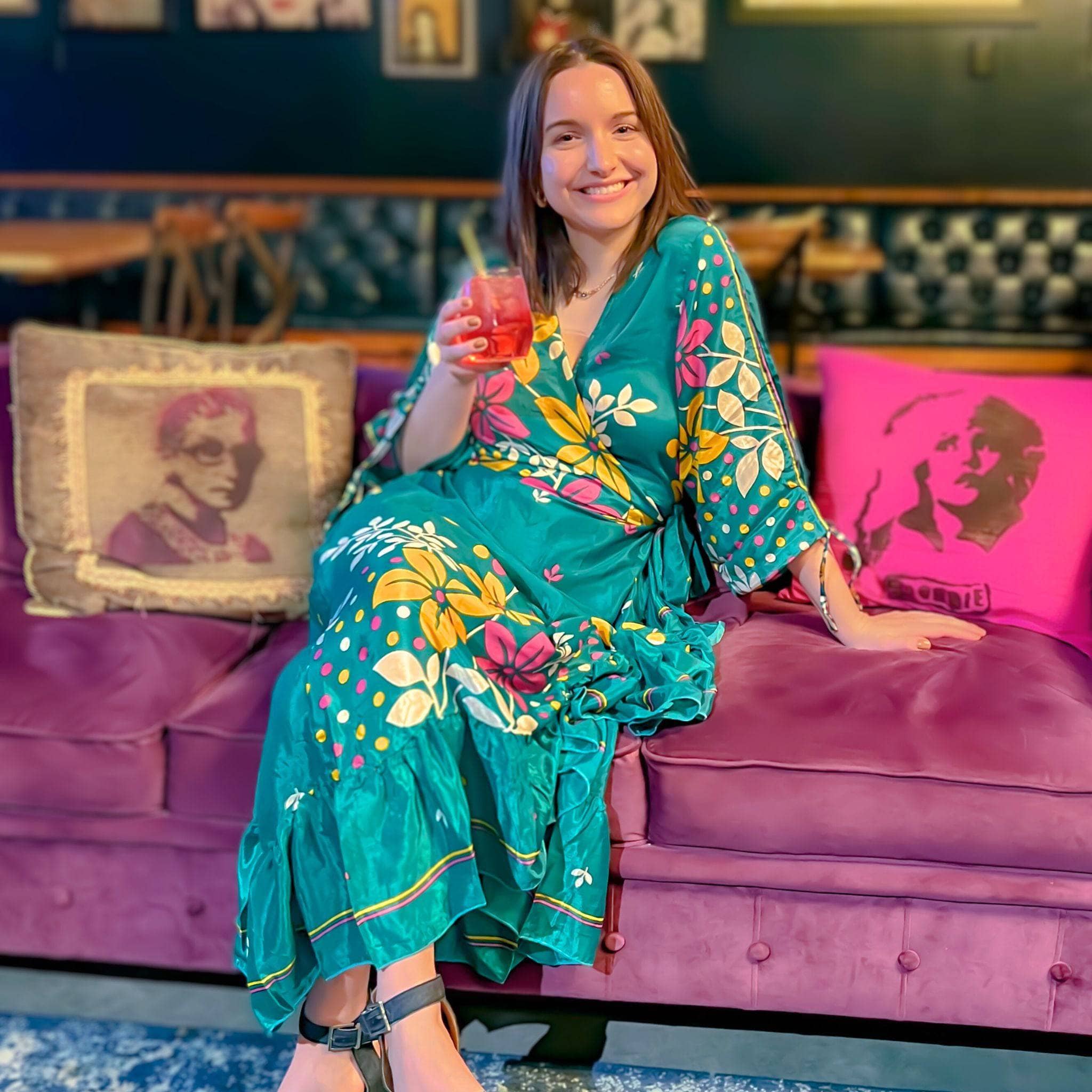 Zaria One-of-a-Kind Wrap Dress – Handmade, Sustainable, Stunning - Image 15