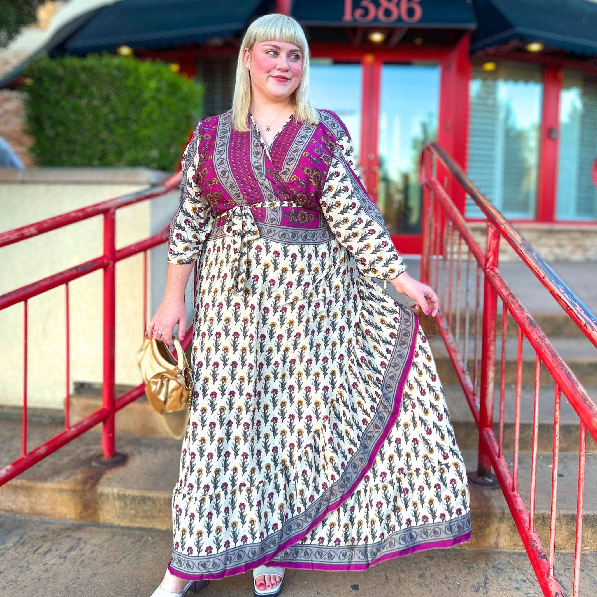 Zaria One-of-a-Kind Wrap Dress – Handmade, Sustainable, Stunning - Image 18