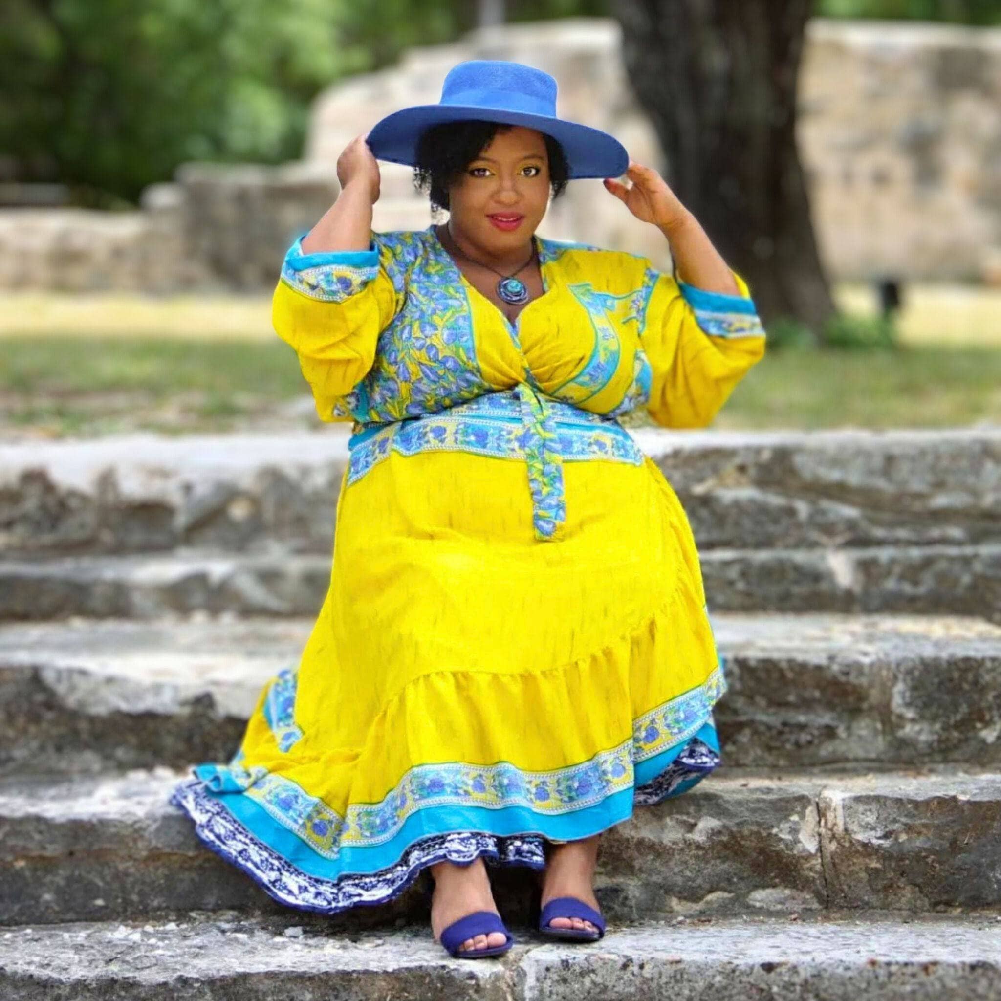 Zaria One-of-a-Kind Wrap Dress – Handmade, Sustainable, Stunning - Image 22