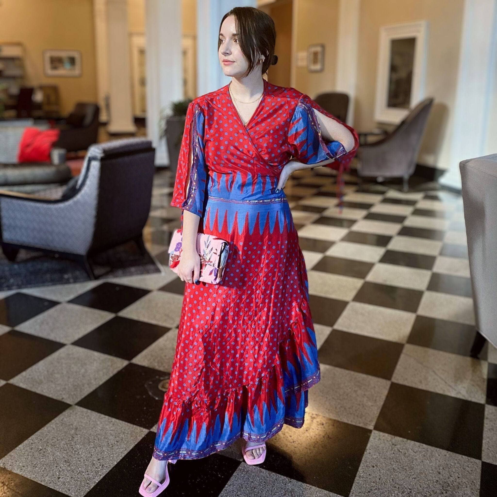 Zaria One-of-a-Kind Wrap Dress – Handmade, Sustainable, Stunning - Image 8