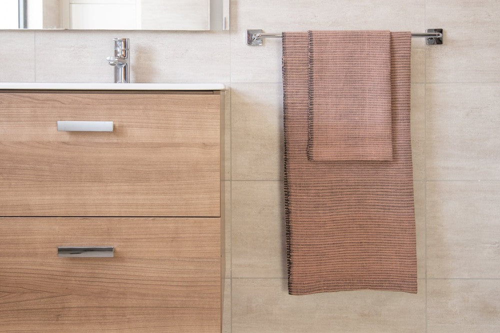 Zarima Handwoven Ethiopian Cotton Waffle Hand Towel - Image 5