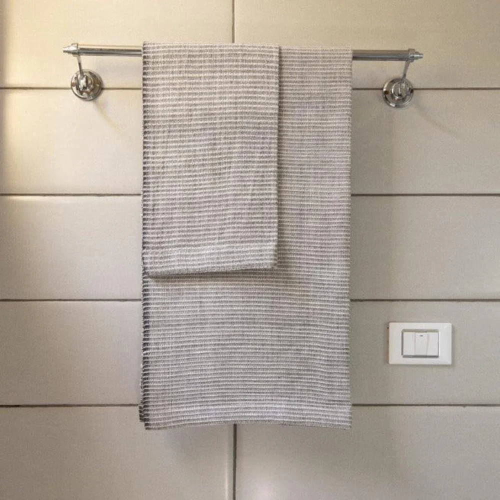 Zarima Handwoven Ethiopian Cotton Waffle Hand Towel - Image 7