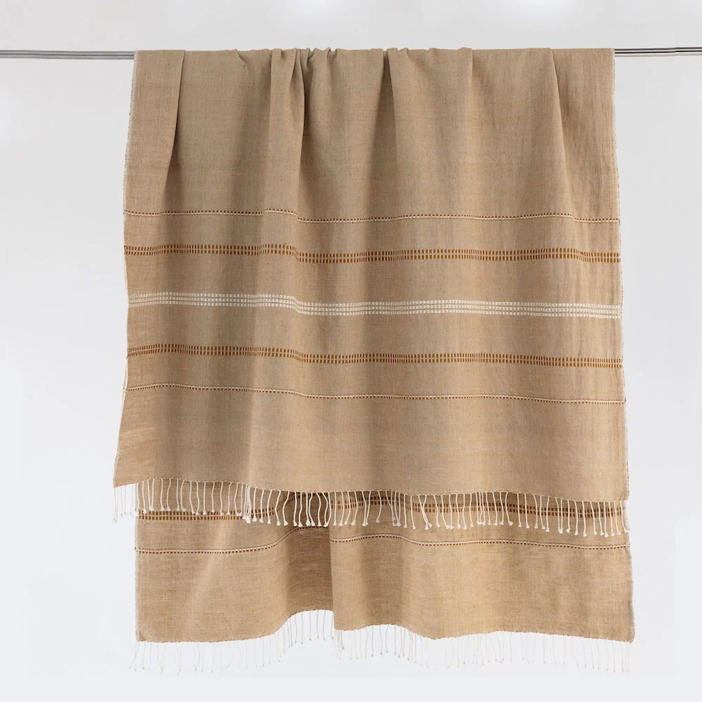 Zenach Handwoven Ethiopian Cotton Throw Blanket - Image 10