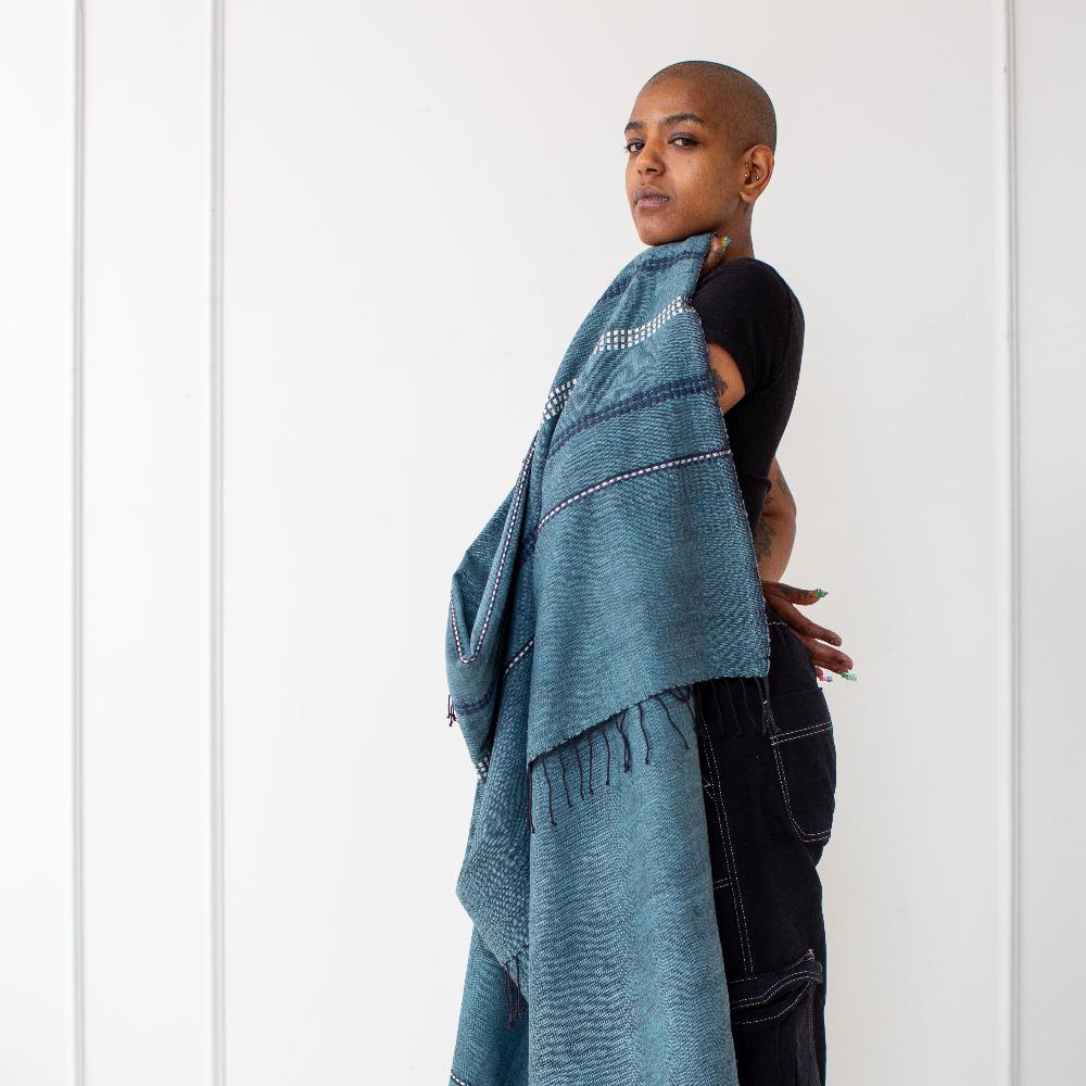Zenach Handwoven Ethiopian Cotton Throw Blanket - Image 5