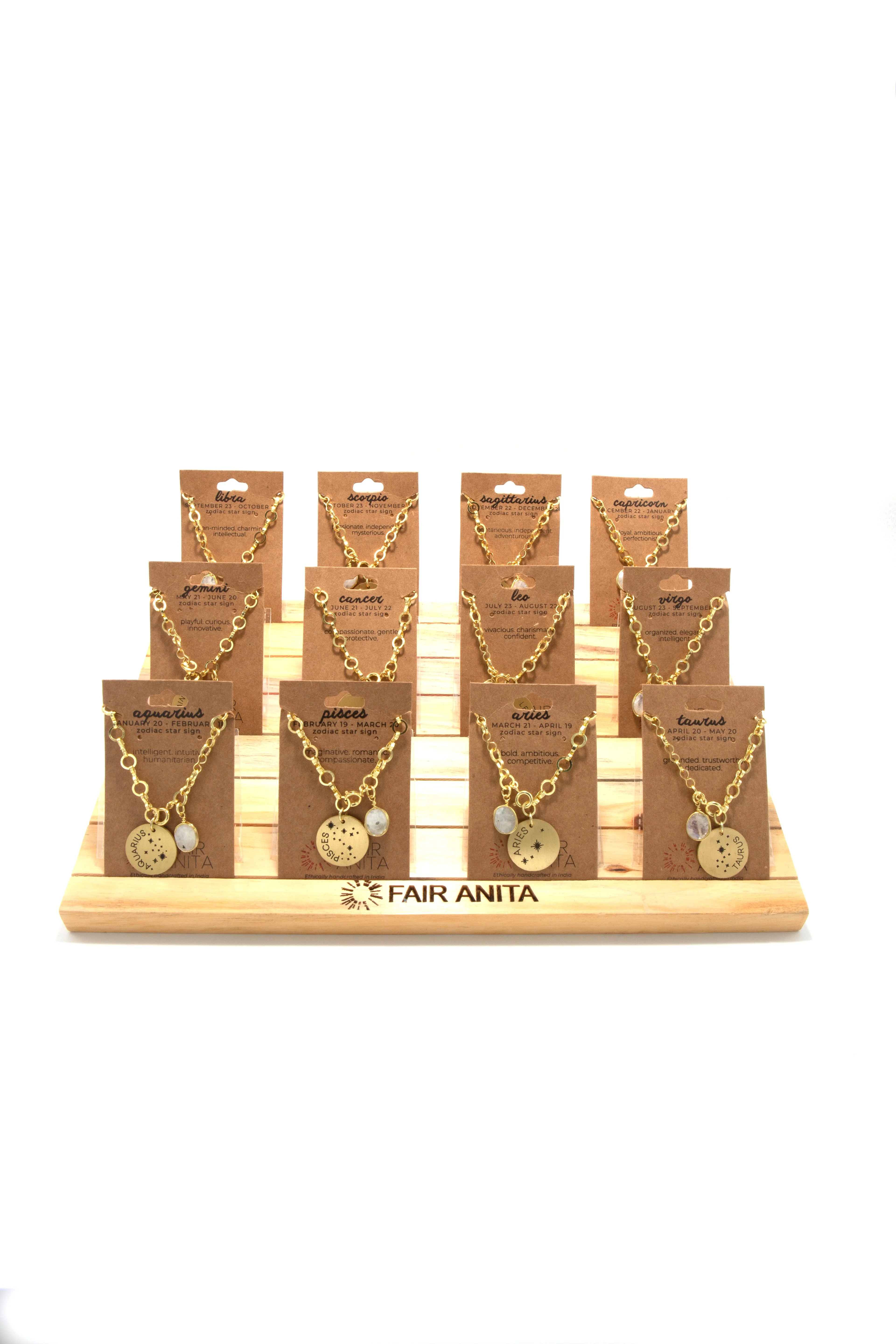 Zodiac Star Sign Necklace - Image 4